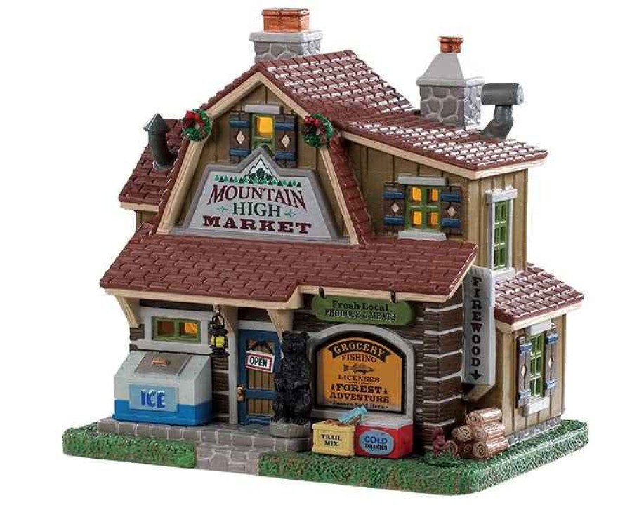 Holiday Village Scenes Lemax Village Collection Lighted Buildings ...